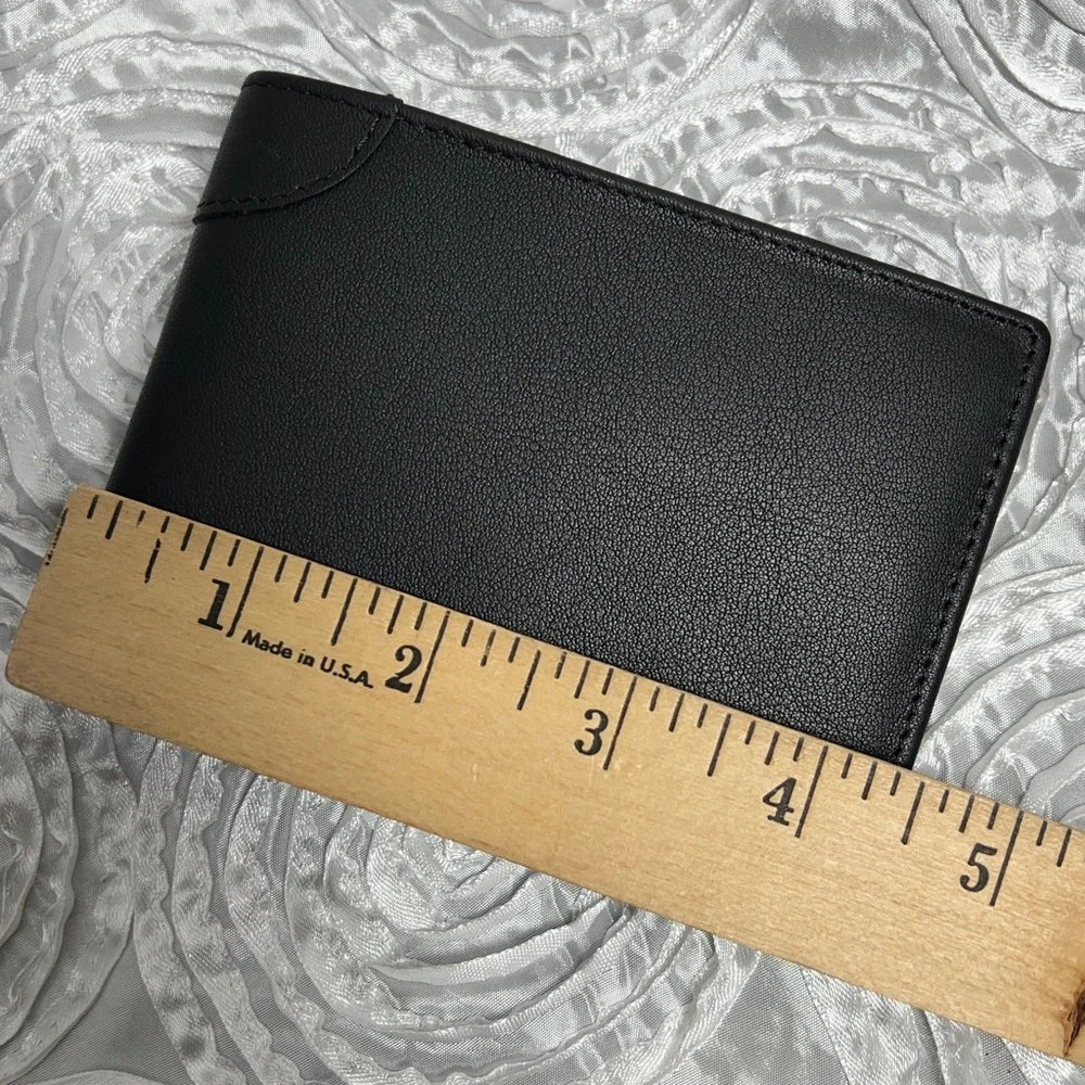 Travelambo RFID Black Leather Wallet